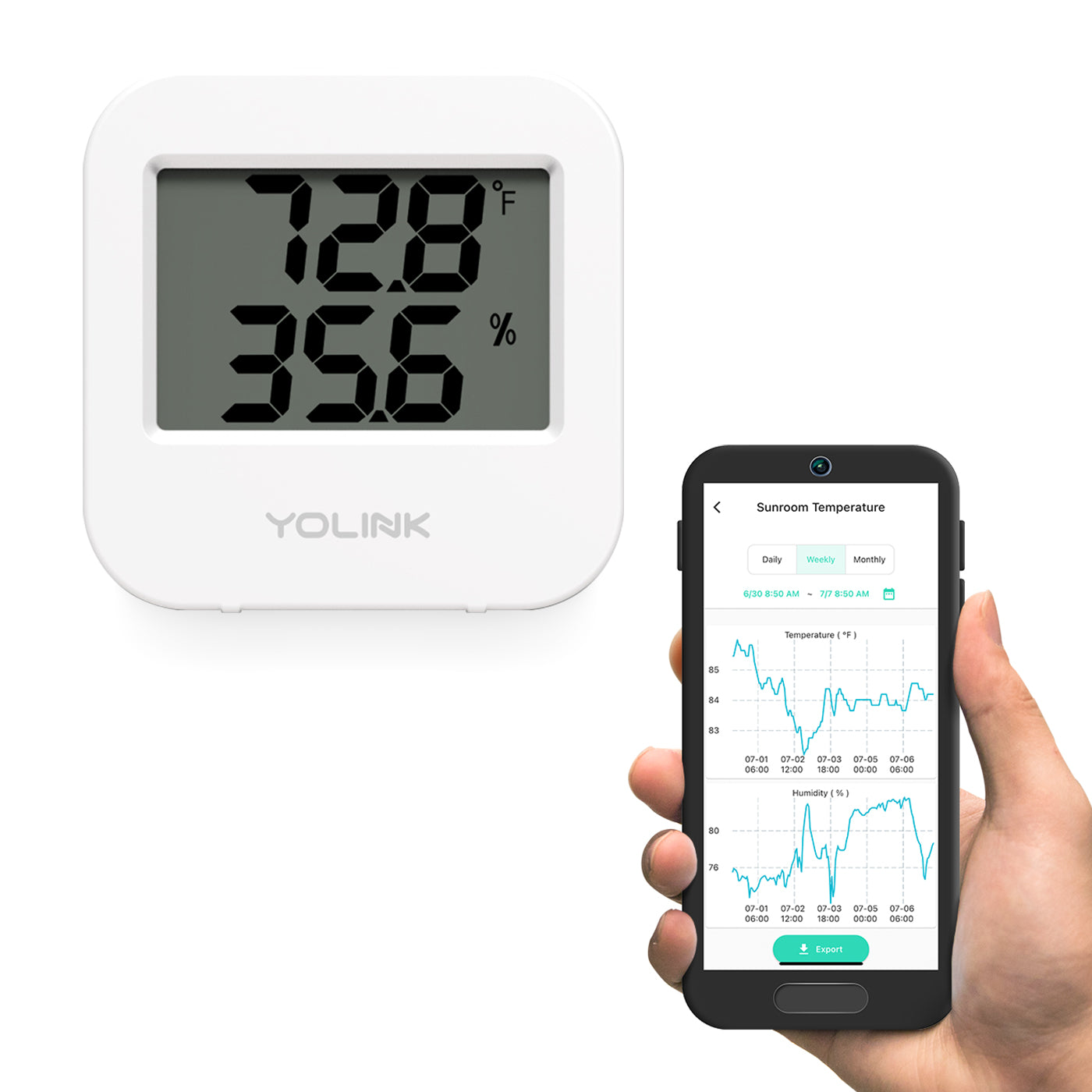 YoLink Temperature & Humidity Sensor product image